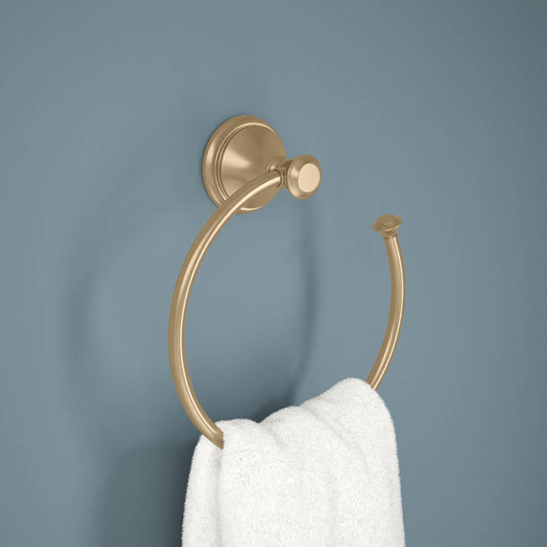Delta Mylan Wall Mount Square Open Towel Ring Bath Hardware Accessory & Reviews Wayfair